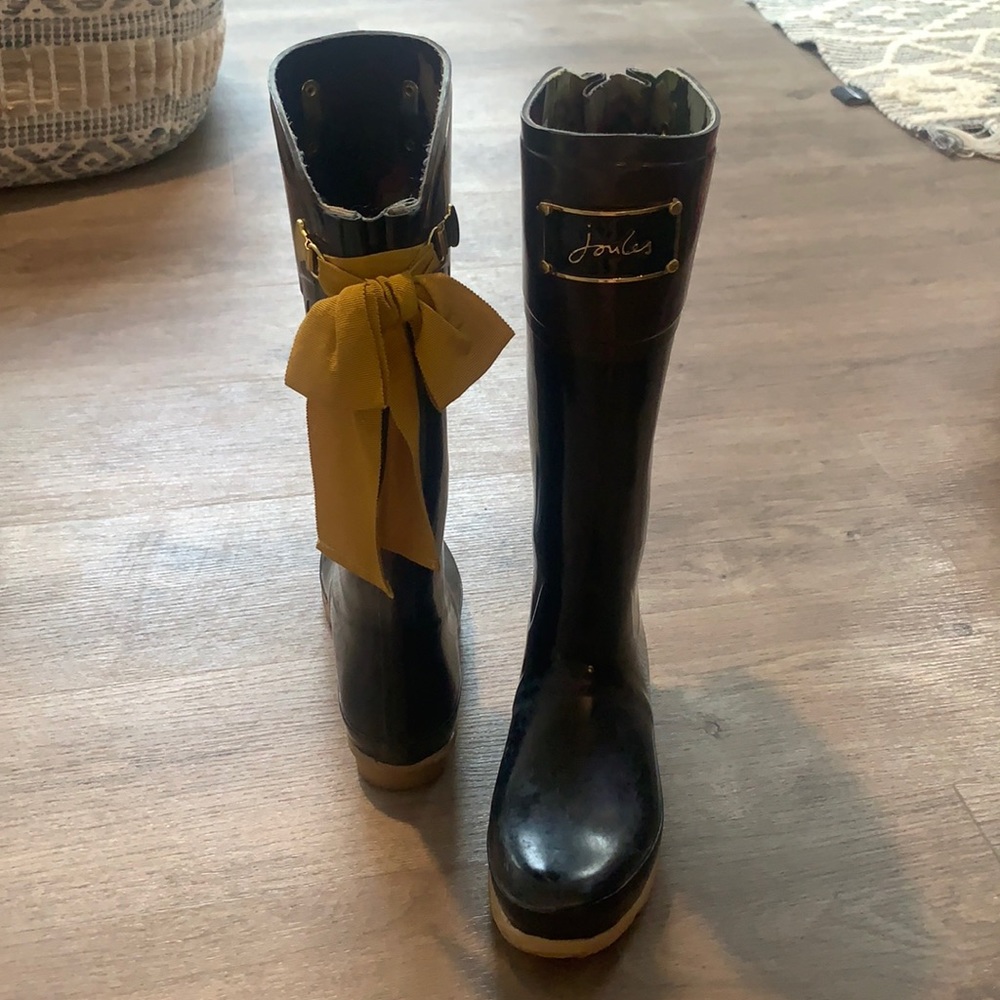 Joules Rain boots with bow